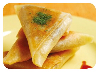10 Samousa au bœuf (4 pièces)