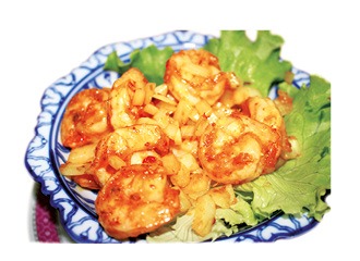 T15 Crevettes à la citronnelle