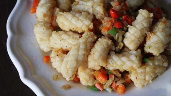 37 Calamars sautés à la shanghaïenne