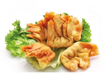 12 Raviolis chinoise frits crevettes