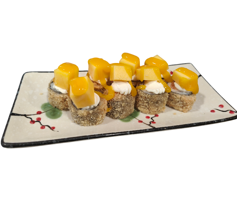 F1 Saumon et Fromage frits et  Mangue 8 pièces