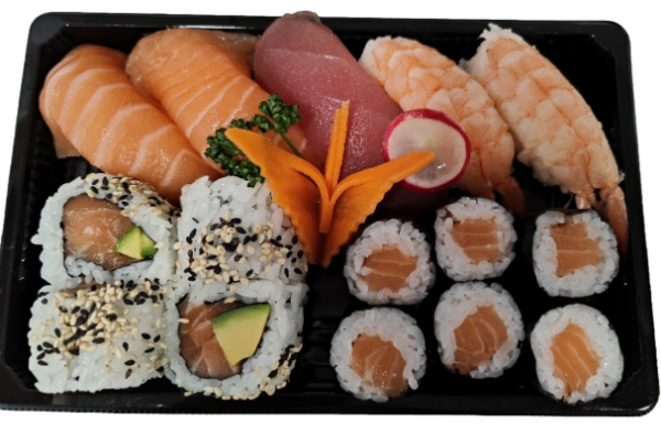 D* Makis 6pièces, Nigiris 5pièces,Uramakis 4piéces
