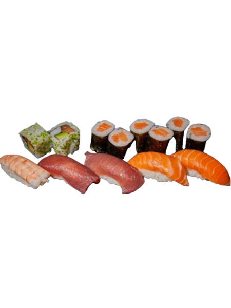 P103* Makis 6piéces,Uramakis 4 pièces, Nigiris 5Piéces