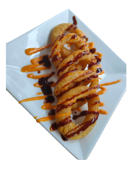 E20 Anneaux de calamars frits 5Pièces