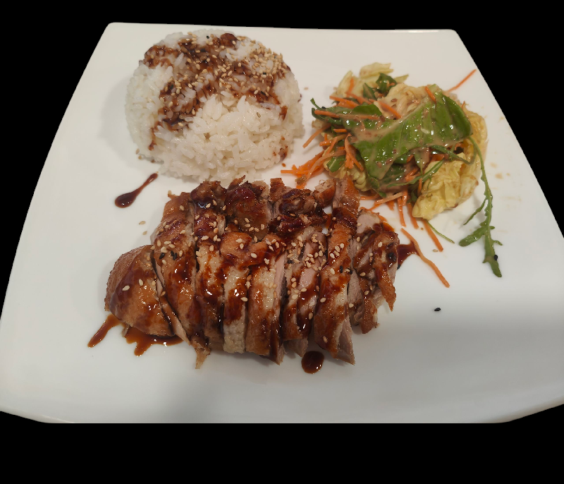 Ch8* Riz sushi au canard et salade