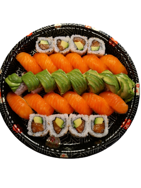 P115  Nigiri Saumon 12Pièces, Uramakis 16pièces