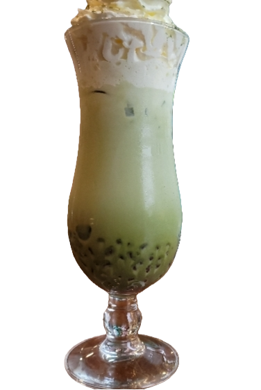 Latté au thé vert 