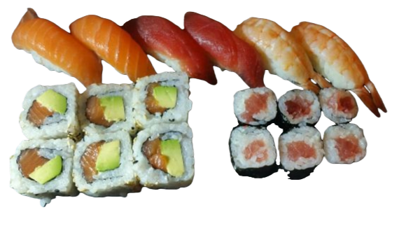 G* Nigiris 6 pièces, Maki 6piéces, Uramakis Saumon 8 pièces