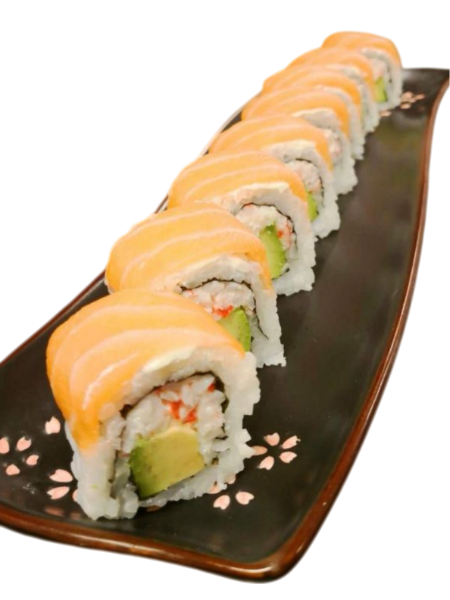 U20 Saumon Rolle Surimi Mayounaise Avocat 