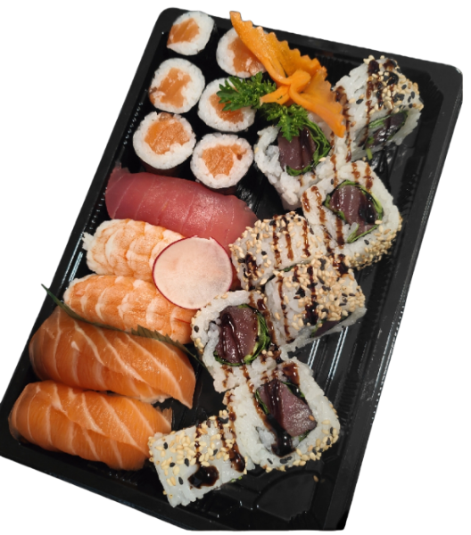 P113 Nigiris 5Pièces,Makis Saumon 6 Pièces,Uramakis Thon 8piéces