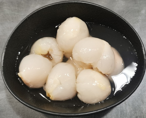 Lychees au sirop