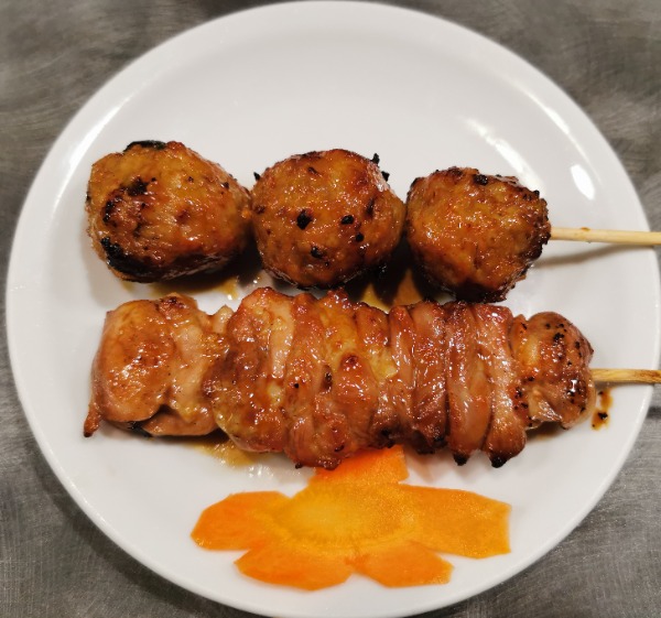002 Brochette boulettes de poulet,1pcs poulet 1pcs