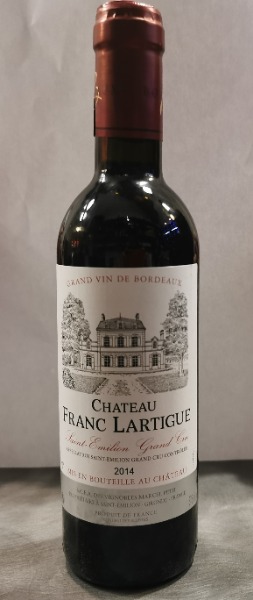 St-emilion grand cru chateau franc lartigue 37.6cl