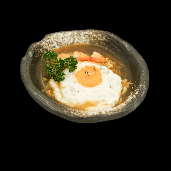 229. Ramel in brodo con verdura e gamberi*