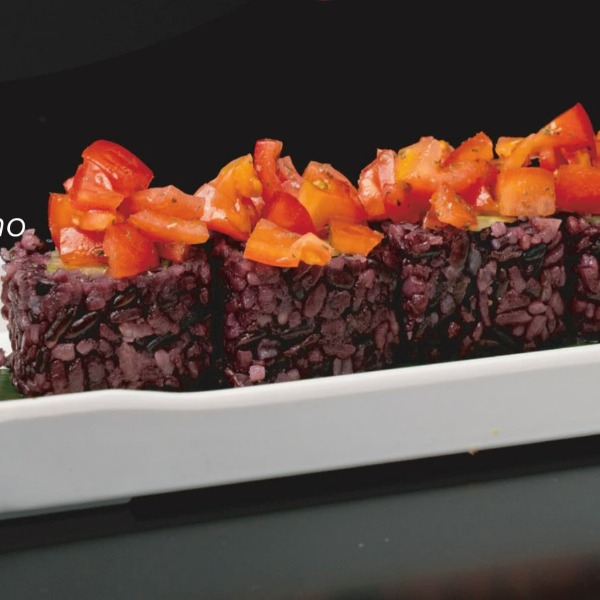 129. Black vegan roll
