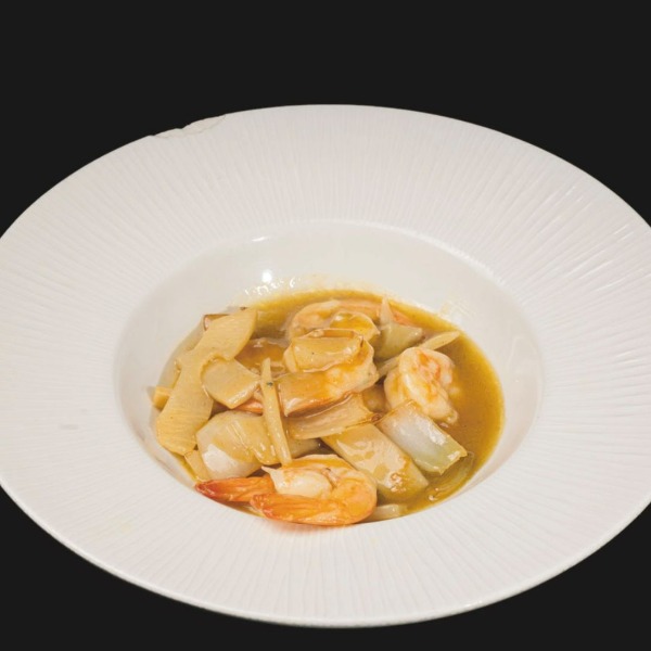 190. Gamberi al curry