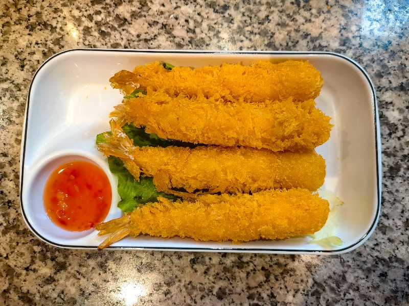E6. Crevettes croustillant (4p)