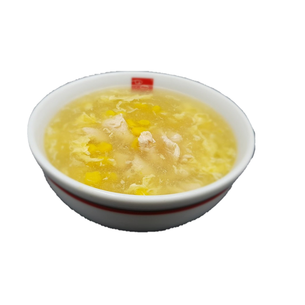 Sopa maiz con cangrejo