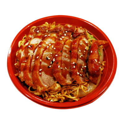 126. Yakisoba con Pato crujiente 1,6