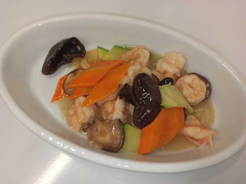 049. - GAMBERETTI CON VERDURE MISTE 