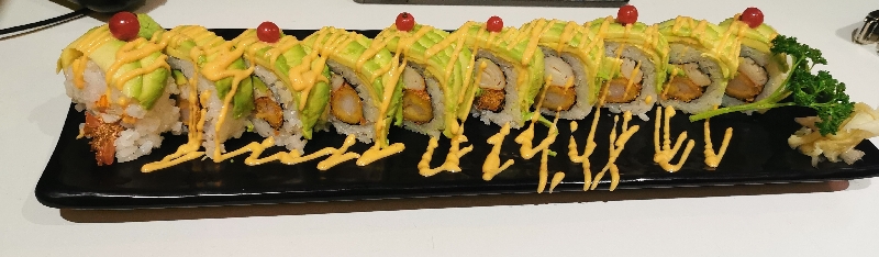 Green Dragon Roll 10 pièces