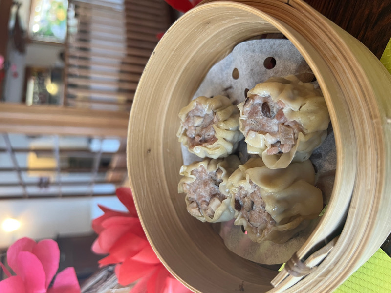 107. Raviolis pork à la vapeur (4pces)