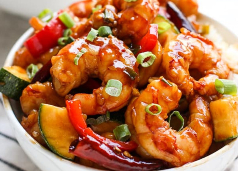 72. Crevettes gingembre