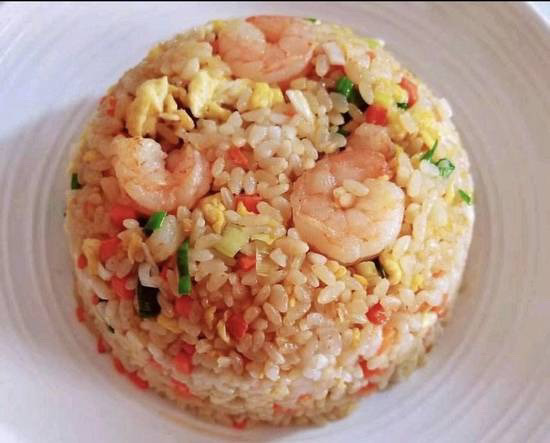 127. Riz sauté au crevette 