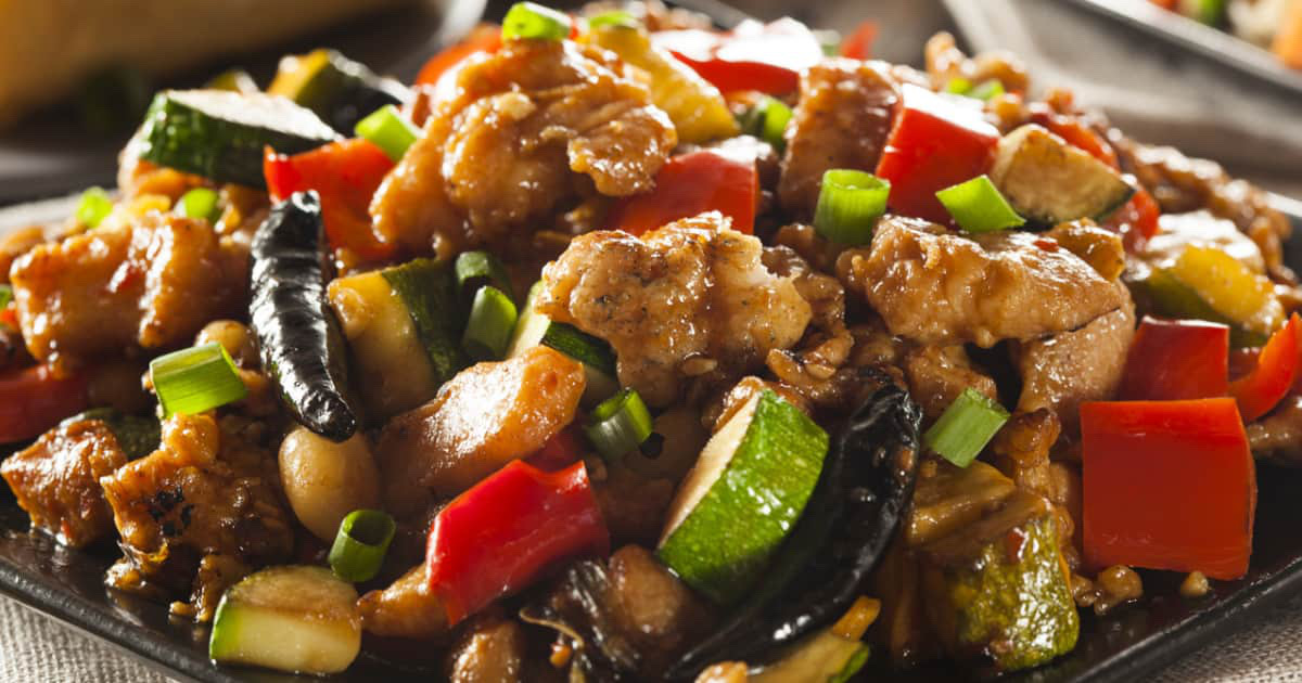 47. Poulet à la sauce poivre noir