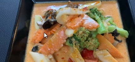91. Légumes au curry rouge