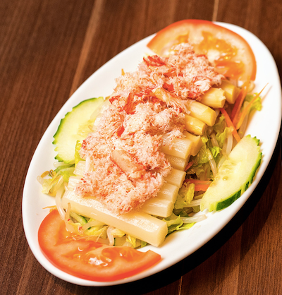 806 蟹肉蘆筍沙律 Salade aux asperges et crabe