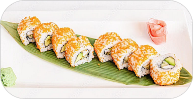 F5. Masago rolls avocat cheese