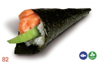 82. TEMAKI SALMONE AVOCADOE PHILADELPHIA