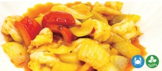 P14. GAMBERI CON SALSA PICCANTE