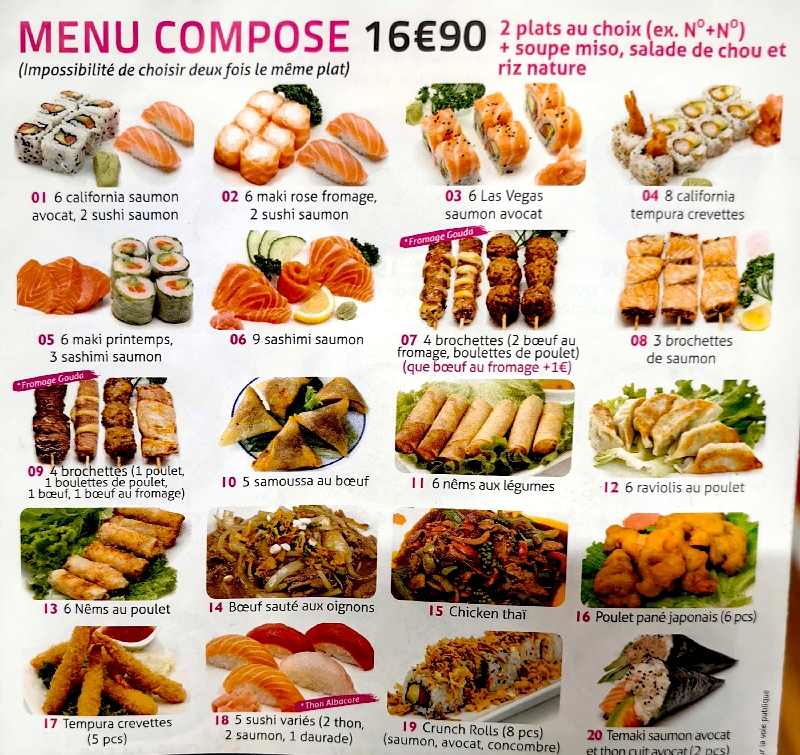 Menu composé