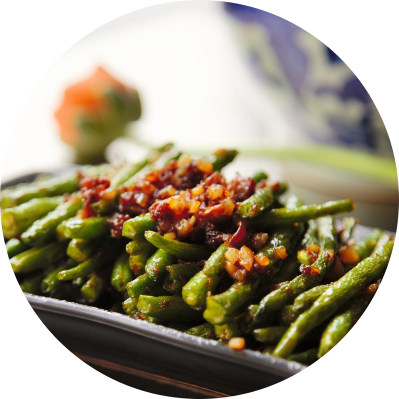 干煸四季豆 Haricot vert sauté aux piments