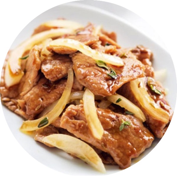 洋葱牛肉 Boeuf sauté aux oignons 
