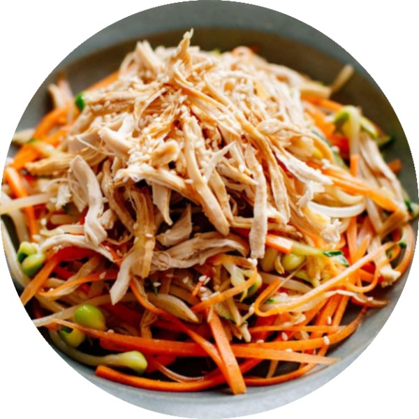 中式鸡沙拉 Salade chinoise (poulet)