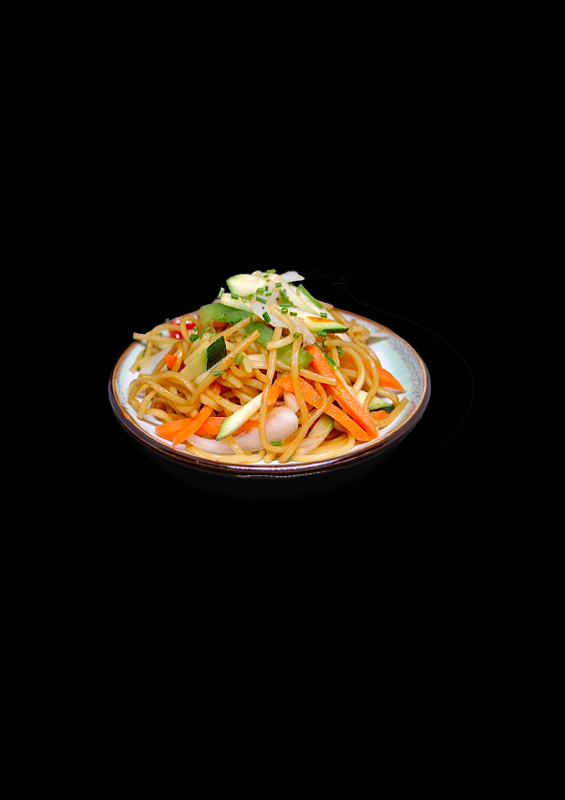 45 Nouilles sauté légumes