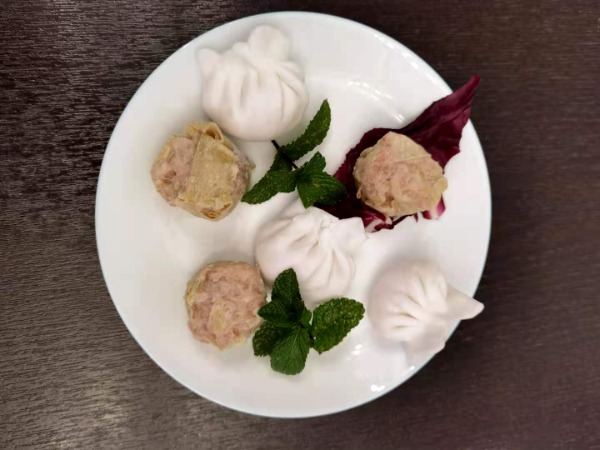 Raviolide vapeur au crevette
