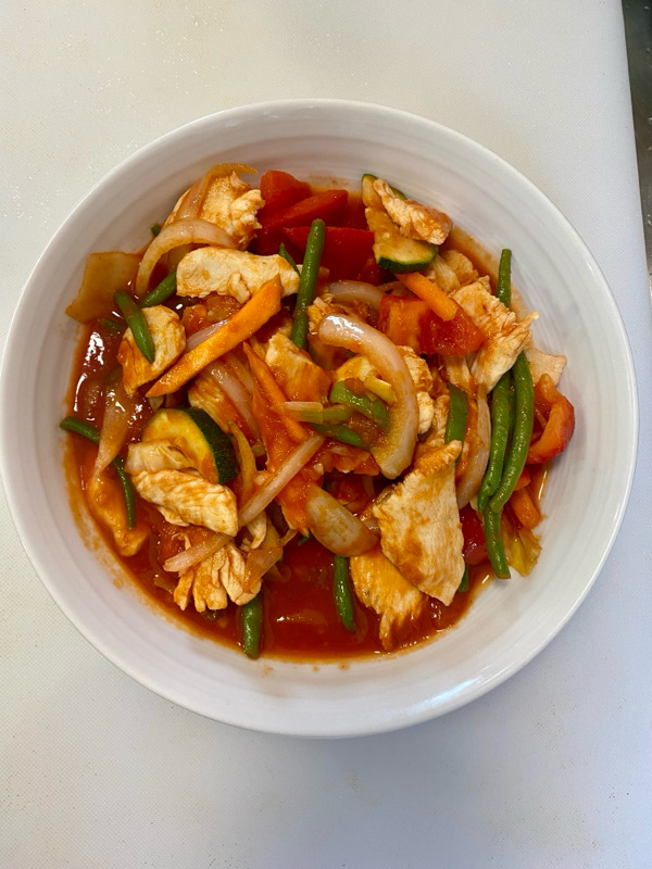 6. Poulet à la sauce aigre-douce