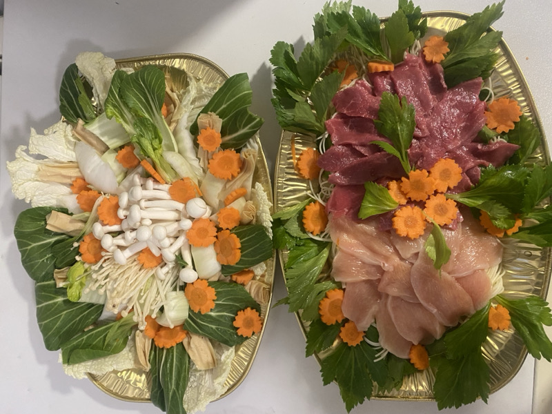 Fondue viande 24,95€/personnes. Pour 2 personnes