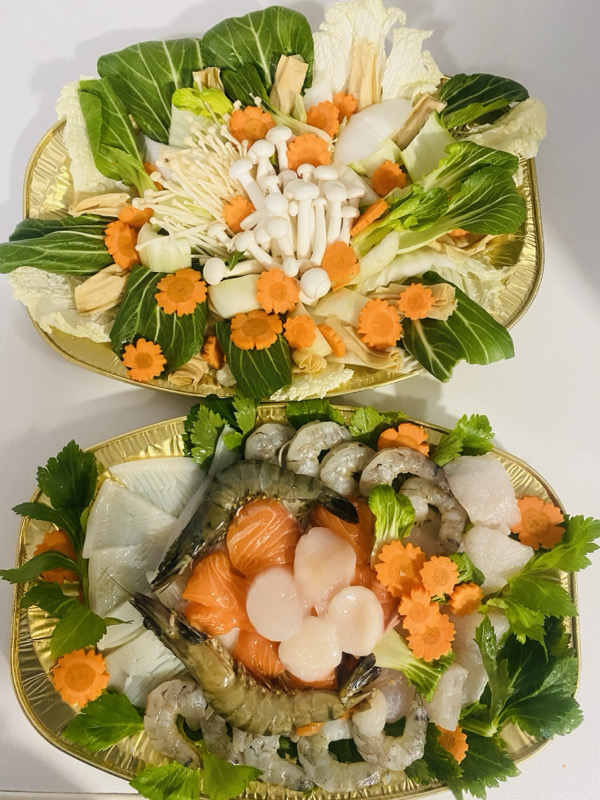 Fondue Fruits de mer 32,45€/ personnes . Pour 2 personnes