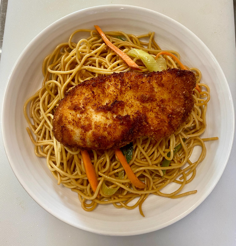 4. Escalopes de poulet croustillant