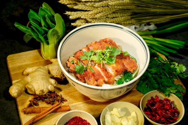 N10. Breaded chicken noodle soup