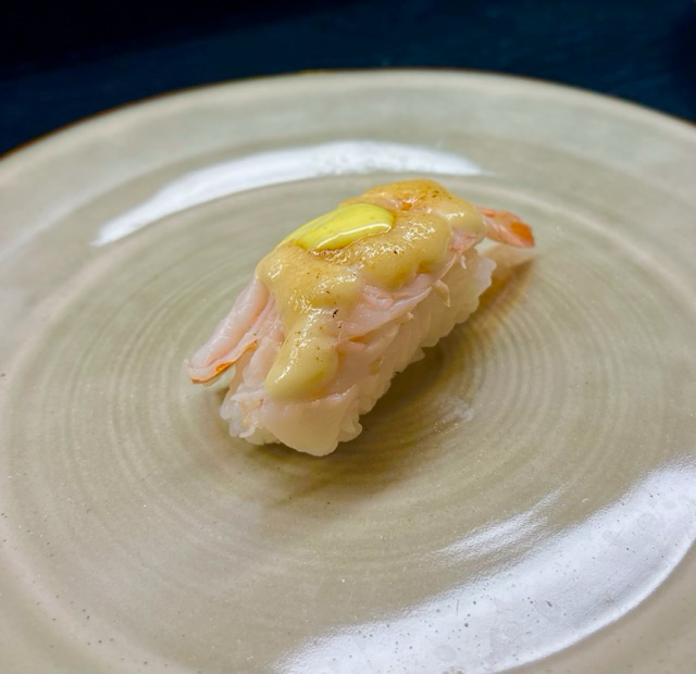 S36 sushi aburi crevettes