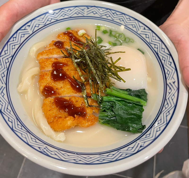 Tonkatsu udon Tonkatsu udon とんかつうどん 猪排乌冬