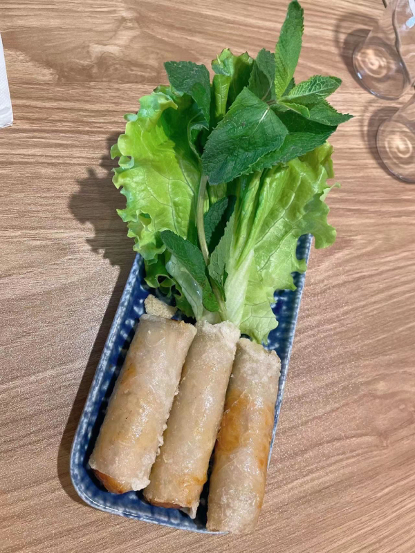 Nems au crevette 虾春卷 Shrimp Spring Rolls