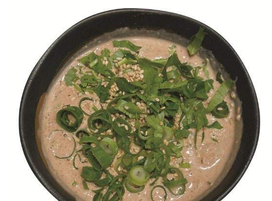 Braised meat and sesame sauce