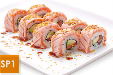 SP1. Maki Saumon Mi-cuit (8pcs)